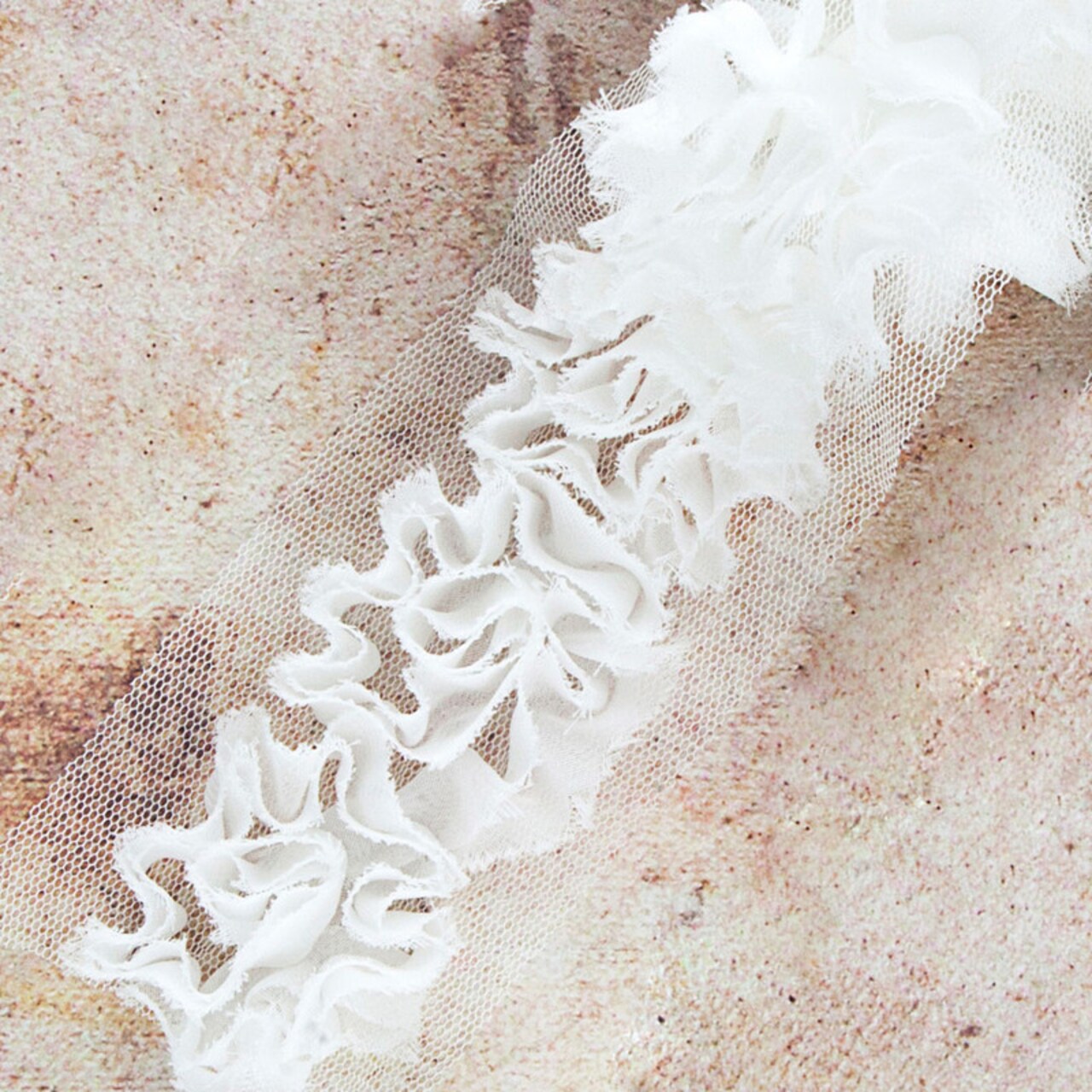 Prima Marketing Inc Memory Hardware Ruffle Trim 2"x1.8 Yards-Parisian 655350990473